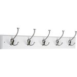 Liberty Hardware Rustic Farmhouse 3 in. Satin Nickel Double Prong Hook  B43198-SN-CP - The Home Depot