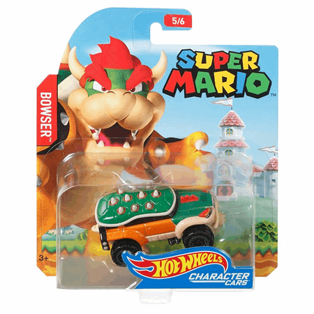 Hot Wheels Super Mario Bros Bowser Character Car Fgk29 Hot Wheels