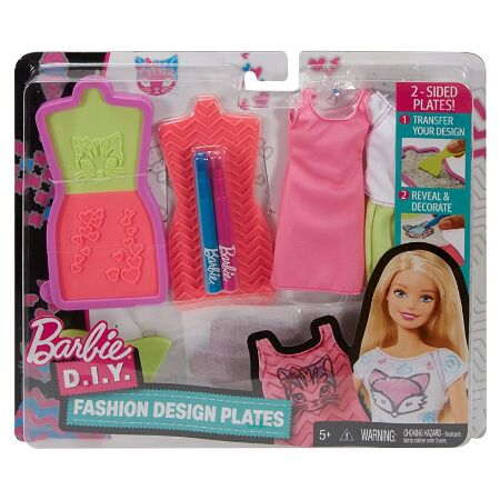 barbie plate set