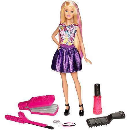 Barbie D I Y Crimps Curls Doll
