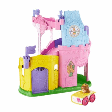 disney princess light & twist wheelies tower by little people