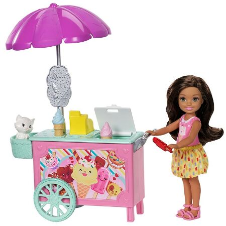 barbie doll ice cream set