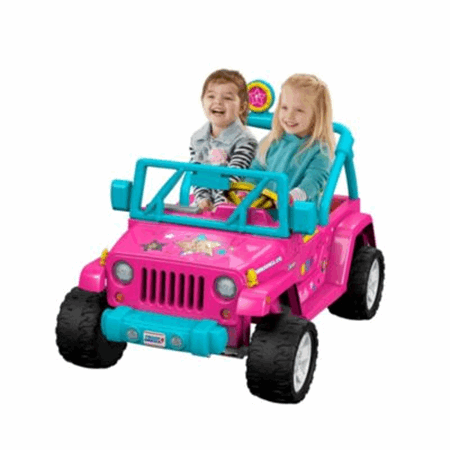 barbie motorized jeep