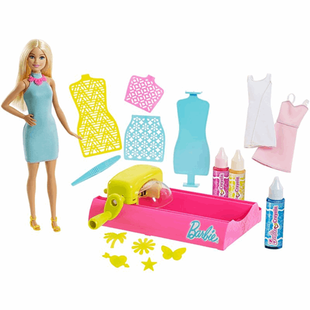 barbie crayola rainbow design