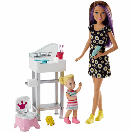 barbie twins babysitter doll