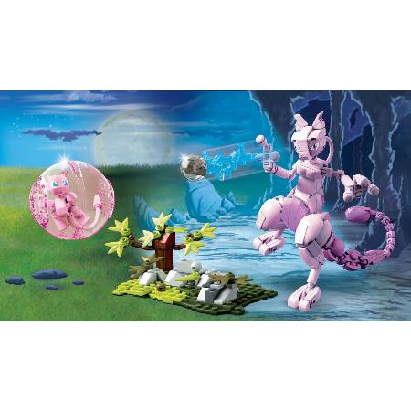 Mega Construx Pokemon Mew Vs Mewtwo Clash - codes pokemon roblox pokemon universe