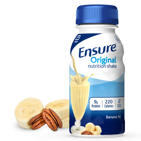 Ensure® Original Shake Banana Nut / 8-fl-oz (237-mL) Bottle / 4 x 6 ct