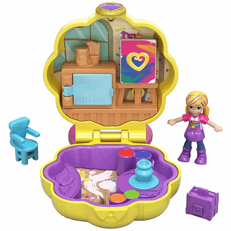 polly pocket cactus cowgirl ranch playset