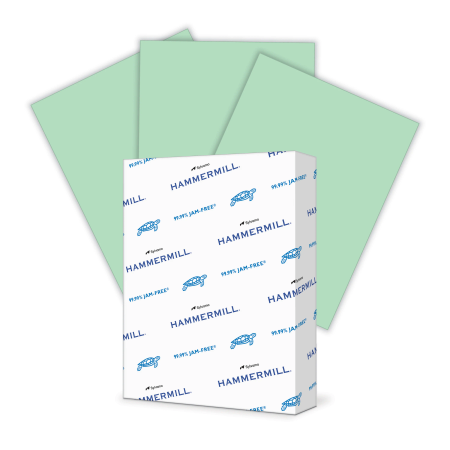 Hammermill Colors, Green, 24lb, 8.5x11, 500 Sheets Per Ream