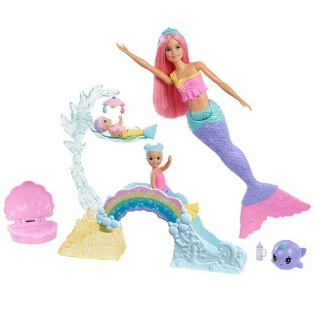 Barbie Dreamtopia Mermaid Dolls and 