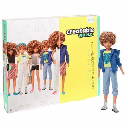 Creatable World Deluxe Character Kit Customizable Doll Blonde