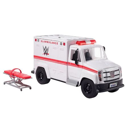 WWE Mattel Wrekkin/' Slambulance Ambulance Playset