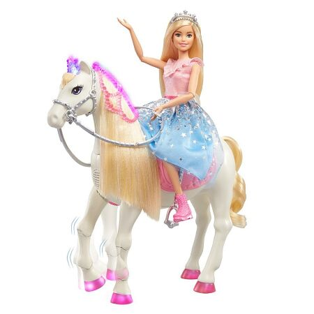 barbie and horse toy