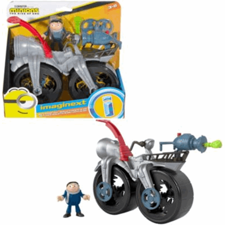 Imaginext Minions Gru S Rocket Bike Set Fisher Price