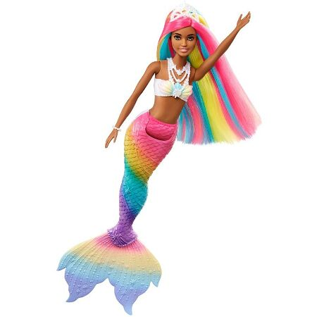 barbie hair changes color in water