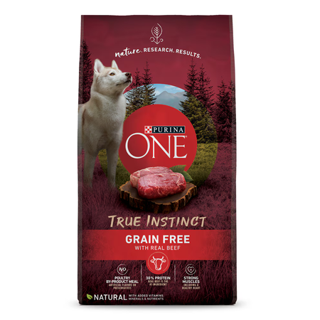 Purina ONE® True Instinct Grain Free Formula with Real Beef Shredded Blend Dry Dog Food