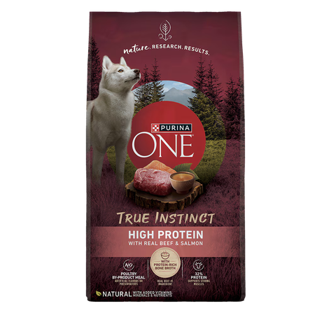 Purina ONE True Instinct High Protein with Real Beef & Salmon Dog Food
