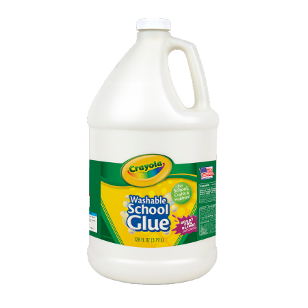 Washable No-Run School Glue, 128oz