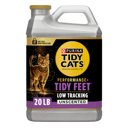 Tidy Cats Performance+ Tidy Feet Low Tracking Unscented Clumping Multi-Cat Litter