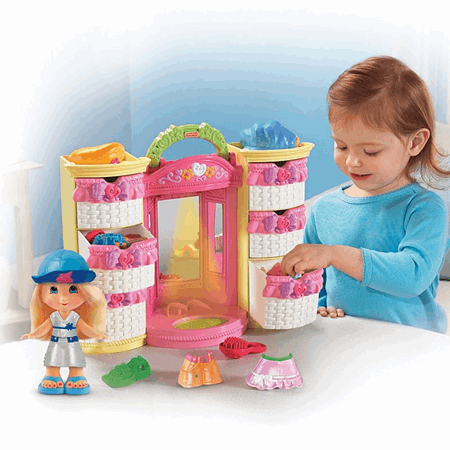 fisher price snap and style dolls