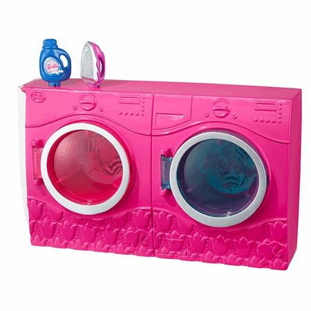 barbie washing machine set