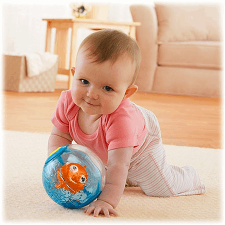 baby crawl ball