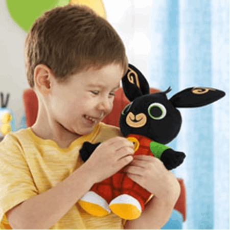 talking bing soft toy