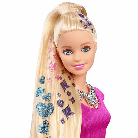 barbie sparkle hair