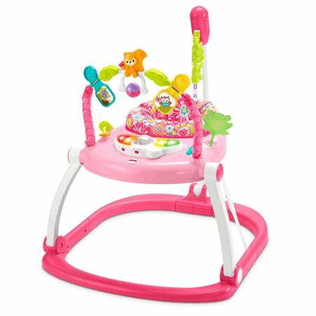 fisher price space saver jumperoo age