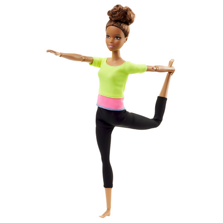 barbie made to move green top