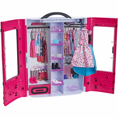barbie walk in closet