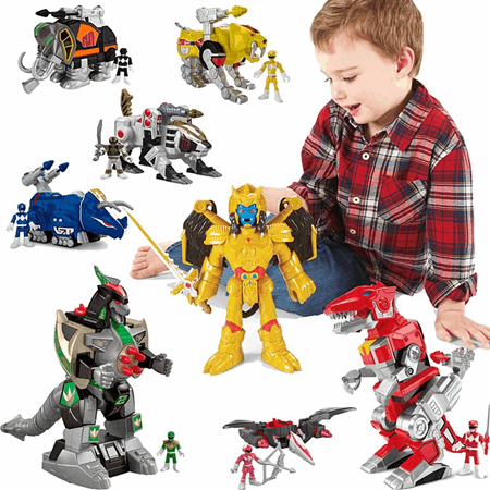 imaginext power rangers triceratops